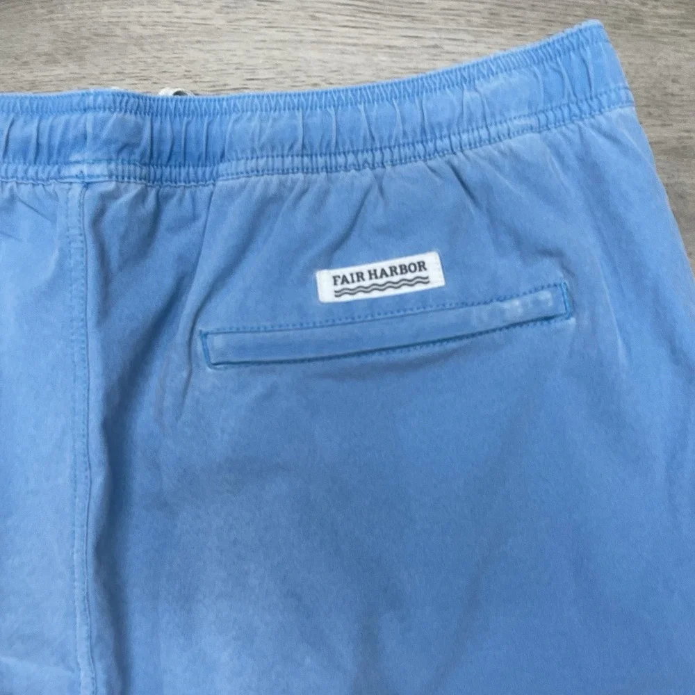 Fair Harbor Blue Beach Swim Trunks Men's Sz XXL Tropical Beach Resort FADE